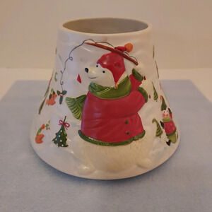 Yankee Candle Large Candle Shade North Pole with Snowman and Polar Bears